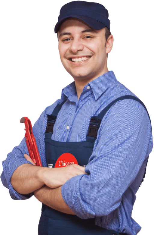 portrait of a plumber smiling