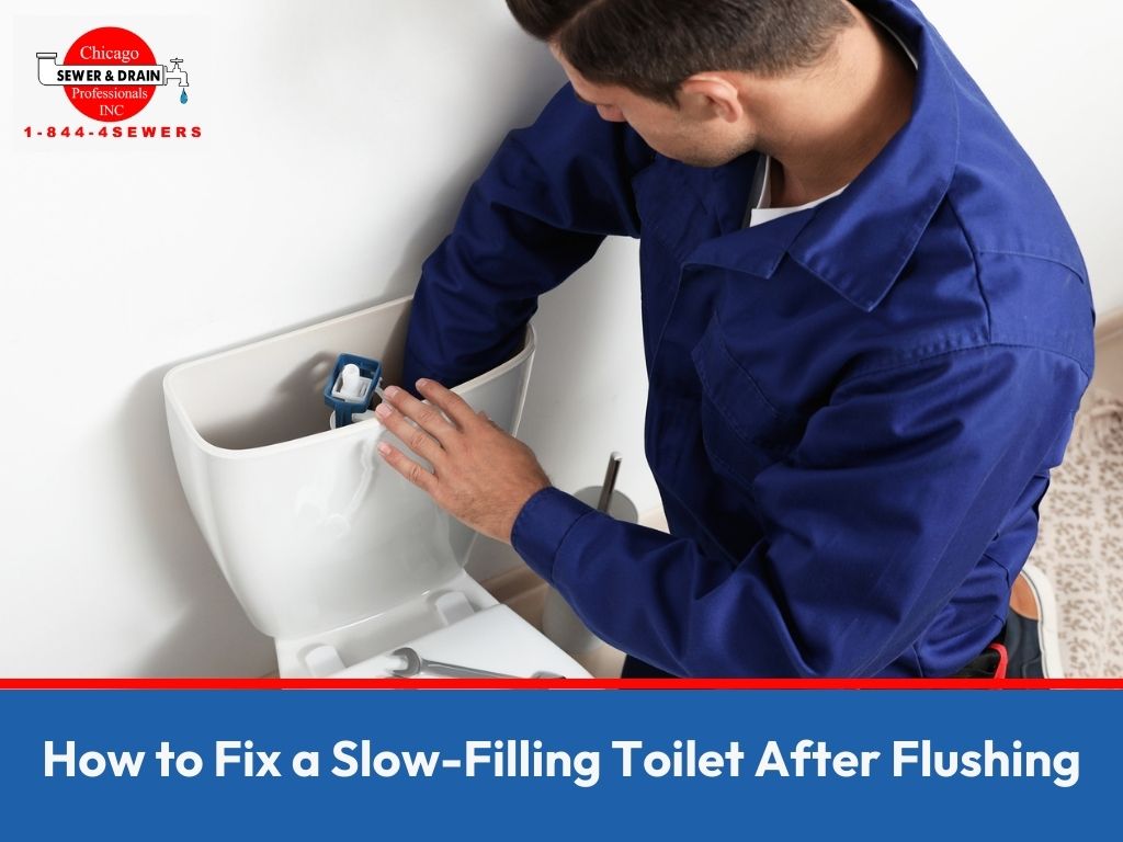 fix slow filling toilet