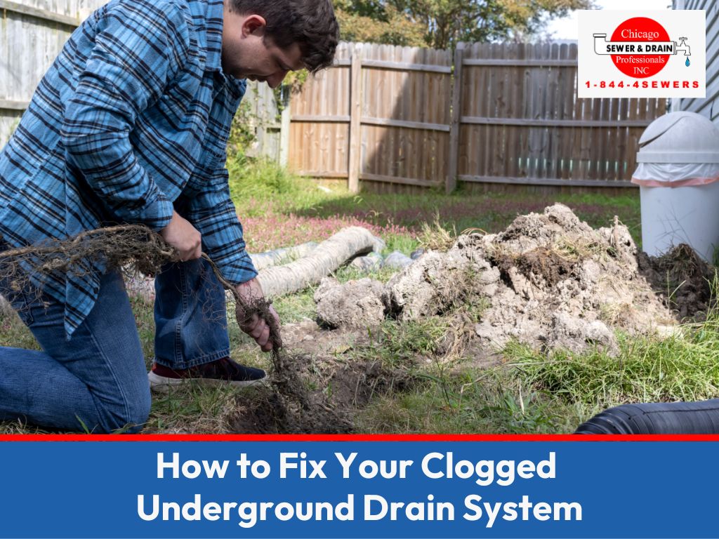 How to Fix Your Clogged Underground Drain System