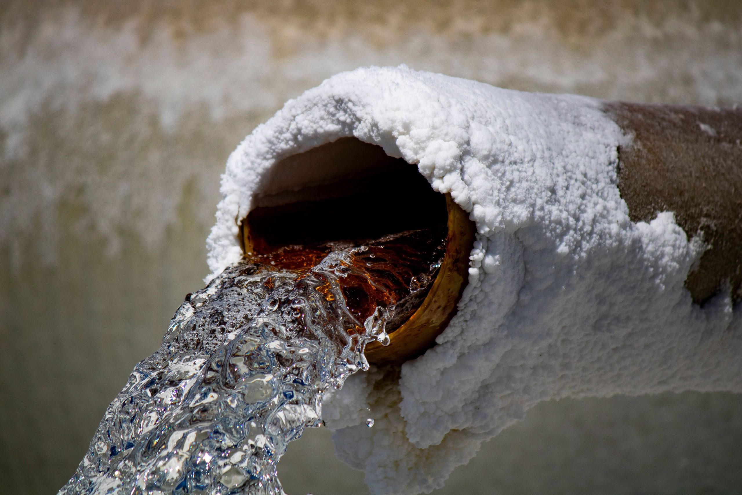 A corroded sewer line pipe in Chicago
