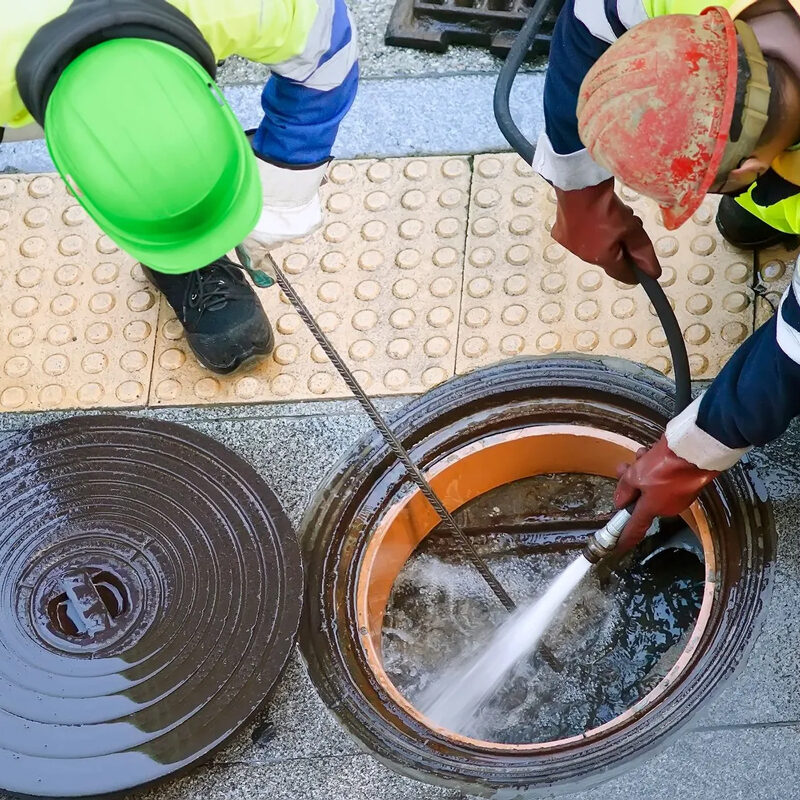 Sewer Cleaning using Hydrojet